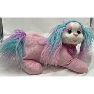 Puppy Surprise JUSTPLAY Pink Teal Mommy Dog No Babies Plush Stuffed Animal 2016